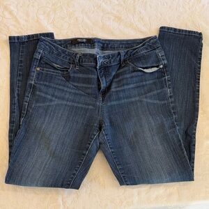 Simply Vera Vera Wang Dark Blue Skinny Jeans